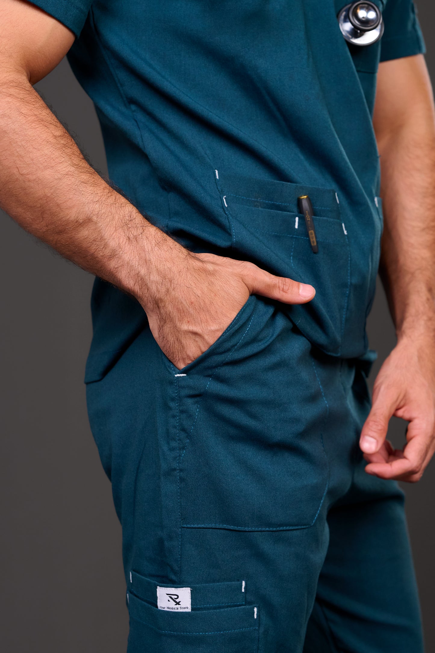 Rx V-neck Scrub - male